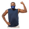 Cooling Fabric Face Masks Worn By Man